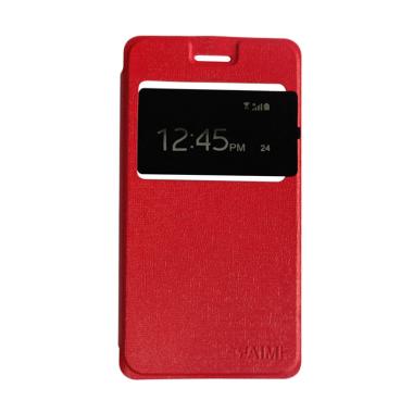 Aimi Flip Cover Casing for Vivo V3 - Red