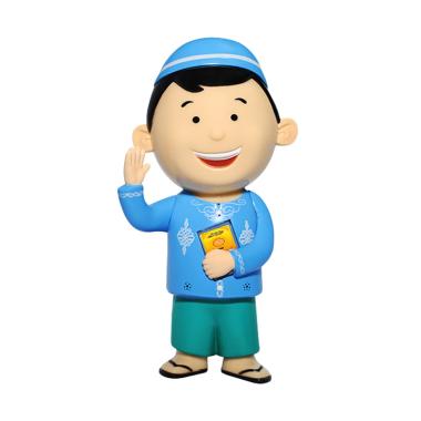 Al Qolam Hafiz Doll New Bilingual Mainan Anak - Biru