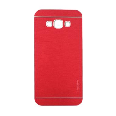 Motomo Metal Hardcase Casing for Samsung Galaxy E7 - Red