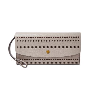 Fossil SL 7259020 Haven Large Flap Dompet Wanita – Grey