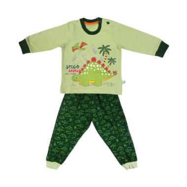 Tokusen Stegosaurus Baju Tidur Anak - Green