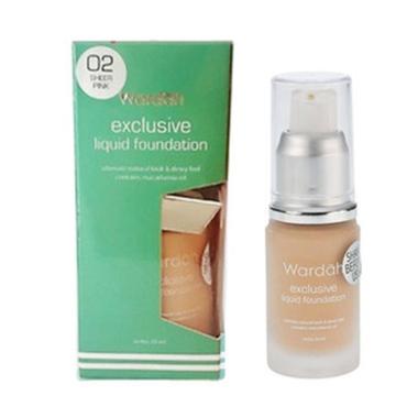 Wardah Exclusive Liquid Foundation - 02 Sheer Pink