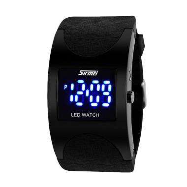 Skmei Silicon Wristband LED Jam Tangan Pria 0951 - Hitam