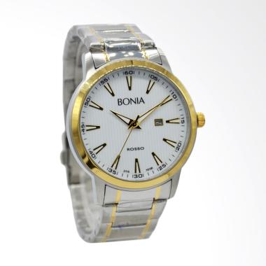 Bonia Rosso Jam Tangan Pria - Silver Gold BNB10100-1112 Gold