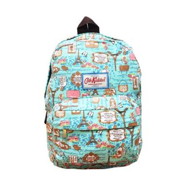 Cath Kidston Motif Paris Tas Ransel - Hijau