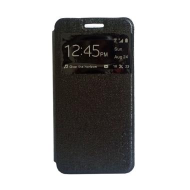 MyUser Flip Cover Casing for Oppo Joy 3 - Hitam