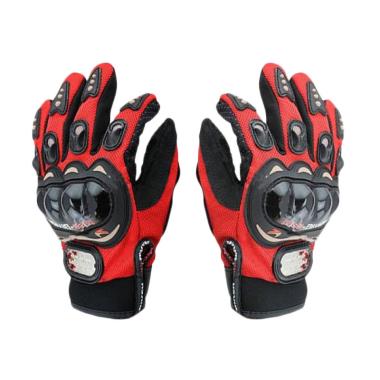 Probiker Sarung Tangan Full Batok - Merah Hitam