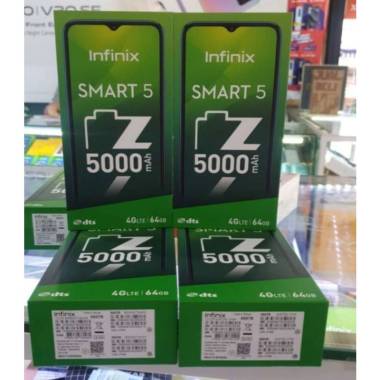 Infinix Smart 5 3/64 Garansi resmi - Infinix Hitam
