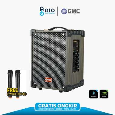 SPEAKER GMC MULTIMEDIA BLUETOOTH 899P - FREE WIRELESS MIC - TERMURAH - GRATIS ONGKOS KIRIM