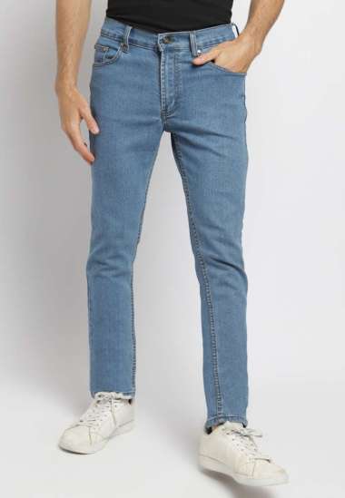 PAULMAY Celana Panjang Jeans Pria Slim Fit - Sky Light 32