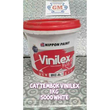Cat Tembok Vinilex 1Kg 5000 White \ Black
