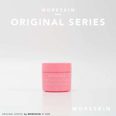 Krim Pemutih Muka Permanen / Pencerah Wajah Aman / Pelembab Wajah Terlaris - MORESKIN Cream Moisturi