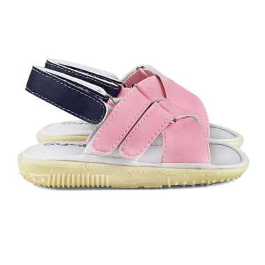 Syalu Sandal Anak Cewek Model Tali Warna Pink Bunyi Toet Usia 1 - 2 Tahun SL21 24 PINK