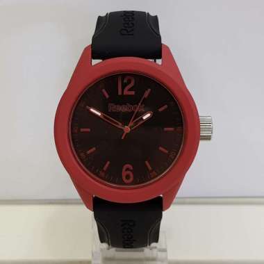 Reebok RF-SPD-G2 Jam Tangan Unisex Rubber Strap Original Black Red
