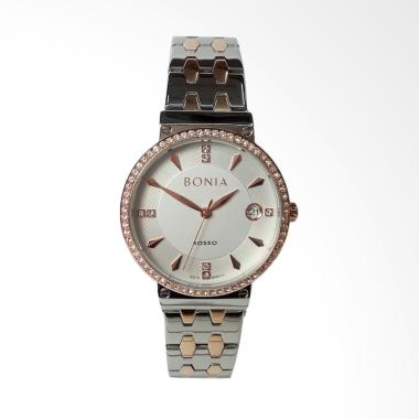 Bonia BNR111-2612S Rosso Stainless Steel Jam Tangan Wanita - Silver Rosegold