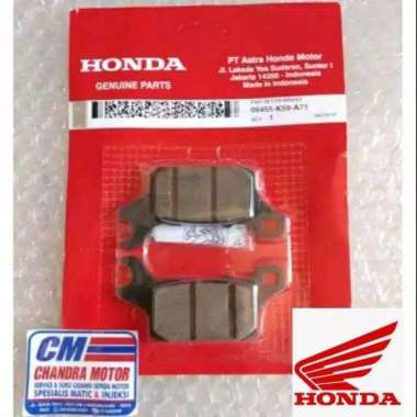 Kampas Rem Cakram Depan New Vario 125 Vario 150 Th 2018 Asli Ahm Black