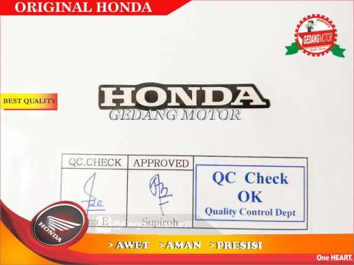 STIKER MARK HONDA 65MM SUPRA X 125 FI ADV 150 ORIGINAL AHM