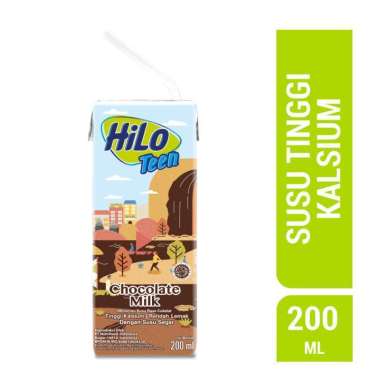 Hilo Teen Chocolate Ready To Drink Minuman Susu [200 mL]