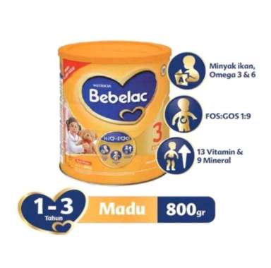 bebelac 3 madu 800gr
