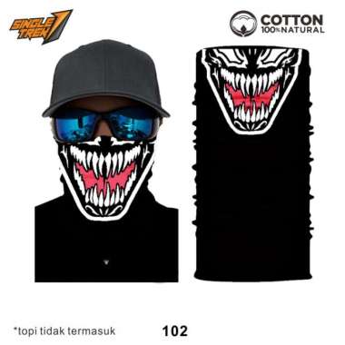 Buff Headwear super stretch adem Headwear Elastis 102 Venom