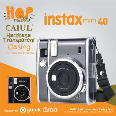 Hardcase Transparan Casing for Fujifilm Instax Mini 40 Clear Case TRANSPARENT