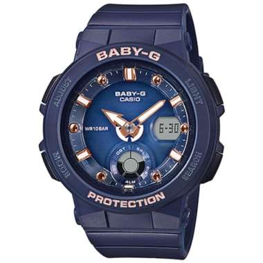 CASIO ORIGINAL - CASIO BABY-G BGA-250-2A2DR - JAM TANGAN WANITA JAM WANITA RO - RUBBER BABYG BABY G