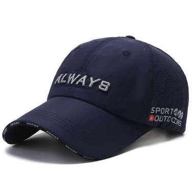 Baseball cap : ALWAYS - Topi baseball topi golf topi pria topi wanita One Size NAVY