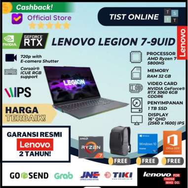 LENOVO GAMING LEGION 7-9UID RYZEN 7-5800H 32GB 1TB RTX3060 W10+OHS
