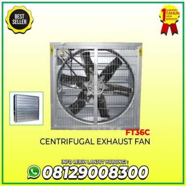 Exhaust fan Kandang Ayam 36 Inch Centrifugal Exhaust Fan 1 Hp 3 Phs - FT36C