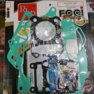 RIKO Paking Perpak Bajaj Pulsar 220 Kawasaki Ns200 Packing Fcci Full Set Head Kop Blok Knalpot Bak K