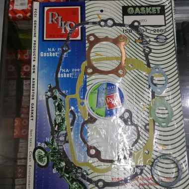 RIKO Paking Perpak Kawasaki Binter Gto 110 Kh100 Packing Riko Fcci Full Set Head Blok Knalpot Bak Ko