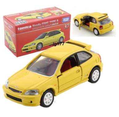 Tomica Premium no 37 Honda Civic type R yellow Takara Tomy ORI
