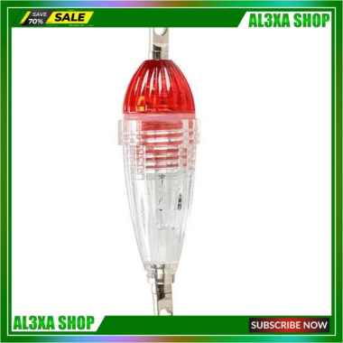 Umpan Pancing Cumi-Cumi Mini Dalam Air Dgn Lampu Led Warna Merah