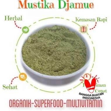 Bubuk Daun Green Tea Mixed Daun Kelor 1Kg / Teh Hijau / Organik