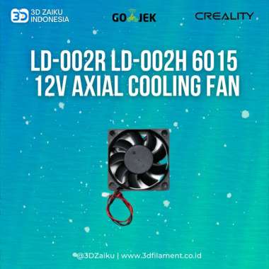 Original Creality LD-002R LD-002H 6015 12V Axial Cooling Fan