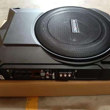 Basstube Kolong Tipis ProKick PK-10SL speaker subwoofer aktif mobil Hitam