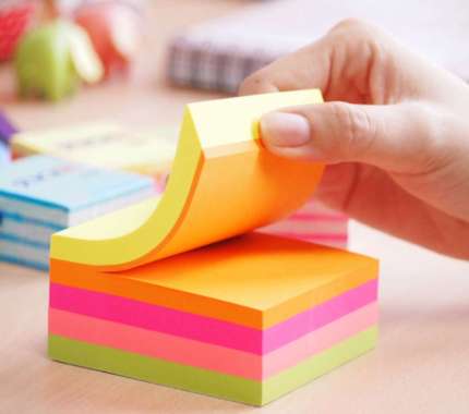 Stick'n Regular Cubes 21012 (3 X 3) Pastel Rainbow