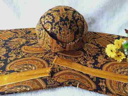 Kain Jarik Set Blangkon Solo Semen Romo Prada Keren Jarik Aja Hitam