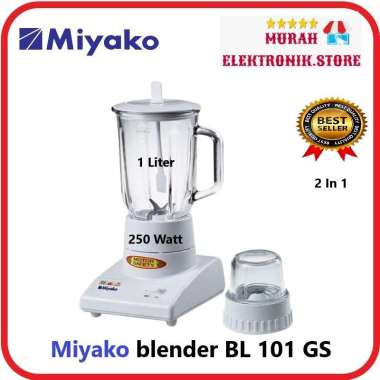 MIYAKO BLENDER BL-101 GS / BL-101GS (KACA / 1 LITER) GARANSI RESMI