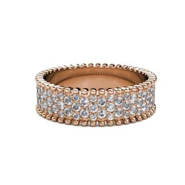 Alexis Ring - Cincin Crystal by Her Jewellery - Rose Gold 7