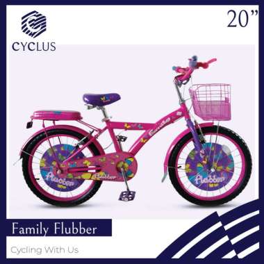 Sepeda Mini Anak Perempuan Family Flubber 20 Inch