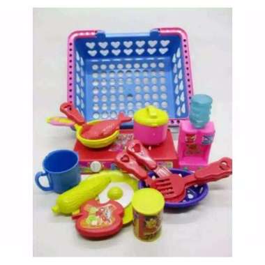 Mainan Masak-Masakan 1 set Keranjang - Masak-Masakan Mainan Anak Perempuan/fiyyah toys