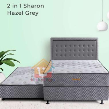 2in1 Sorong Paradise SHARON Hazel Grey Uniland Springbed 120 x 200