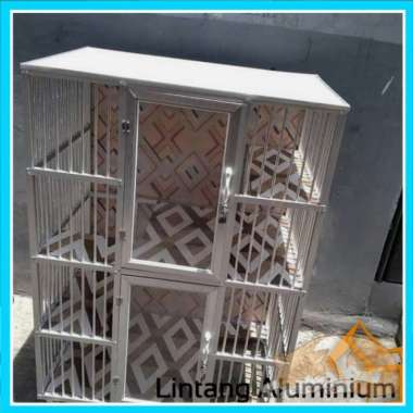 Kandang Kucing // Aluminium Minimalis Motif