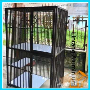 Kandang Kucing Aluminium Minimalis/kandang Hewan/Lintang Aluminium