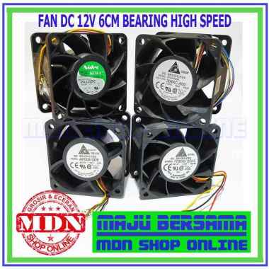 Fan Dc 12V 6Cm Bearing High Speed