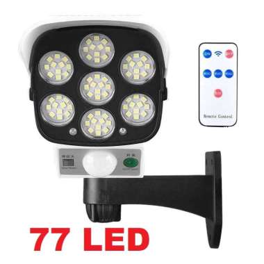 Lampu solar CCTV Tenaga Matahari LED Solar Lamp Cool White sensor