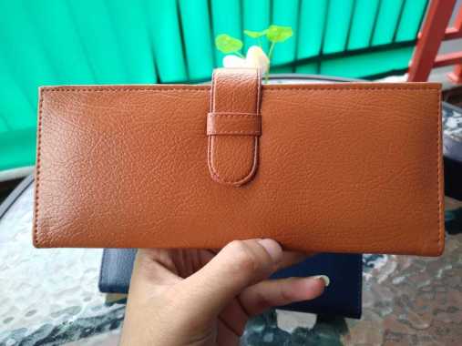 DOMPET ORGANIZER MODEL KAIT BULANAN / DISIPLIN PENGATUR KEUANGAN COKLAT
