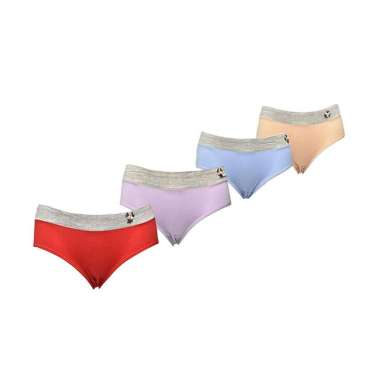 Wimiu CD Celana Dalam Wanita Panty Pakaian Dalam Wanita 000857 1PCS Multicolor L