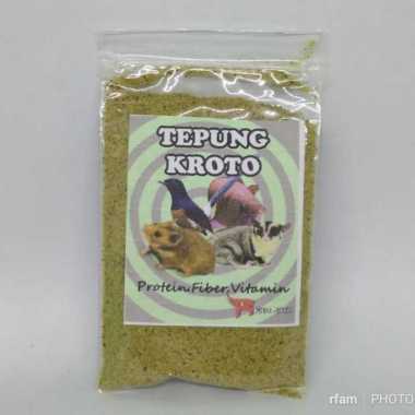 TEPUNG KROTO 20 GRAM PAKAN BURUNG MURAI KACER ANIS PLECI PRENJAK WAMBI